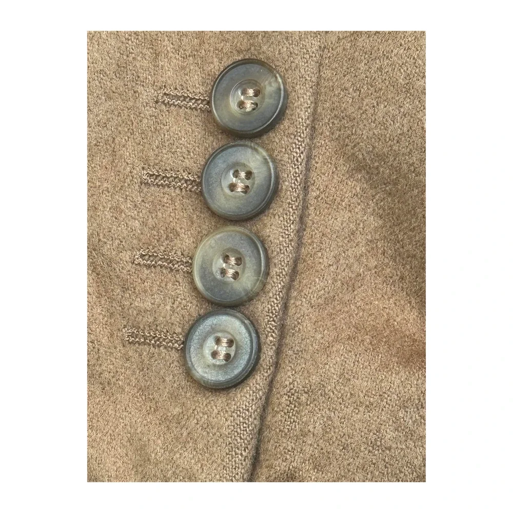 Burberry Wool Blazer Vintage Tan M